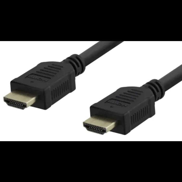 Kabel Deltaco R00100003, HDMI v2.0, 1.0m, Black