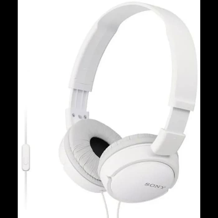 Slušalice Sony MDR-ZX110AP, žičane, mikrofon, on-ear, bijele