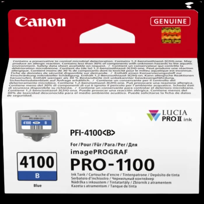 Tinta Canon PFI-4100B, 6786C001, Blue