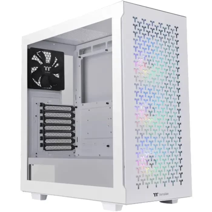 Kućište Thermaltake View 350 TG ARGB Air Snow, Mid tower, kaljeno staklo, bez napajanja, ATX, bijelo