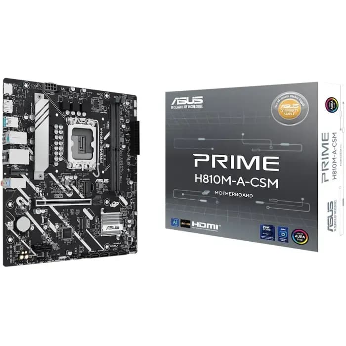 Matična ploča Asus Prime H810M-A-CSM, Intel LGA1851, Micro ATX