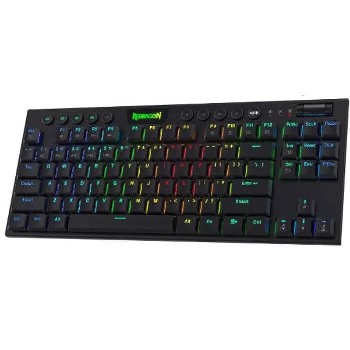 Tipkovnica Redragon Horus TKL Pro K621RGB-Pro, žičana, gaming, mehanička, red switches, Black