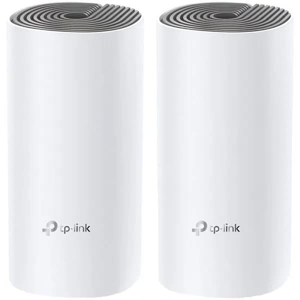 Router TP-Link Deco E4, AC1200, Dual band 2.4GHz/5GHz, 2×LAN/WAN, Mesh WiFi System (2 komada)