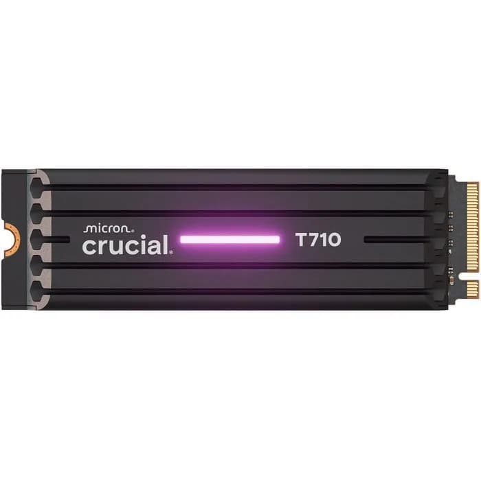 SSD Crucial T710 Heatsink, 2TB, M.2 NVMe PCIe Gen5, R14500/W13800