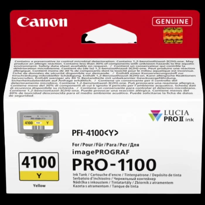 Tinta Canon PFI-4100Y, Yellow