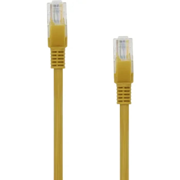 Kabel SBOX, mrežni, UTP, Cat5e, 0.5m, žuti