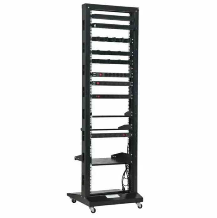 Otvoreni podni ormar NaviaTec, 19" 2 Post Open Frame Rack, 42U Black