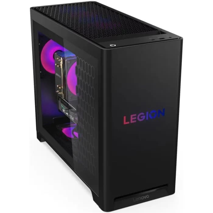 Računalo Lenovo Legion T5, 90YJ009UXT, AMD Ryzen 7 9800X3D up to 5.2GHz, 32GB DDR5, 1TB NVMe SSD, NVIDIA GeForce RTX5070 12GB, no OS