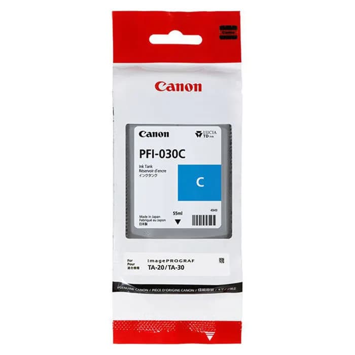 Tinta Canon PFI-030, Cyan