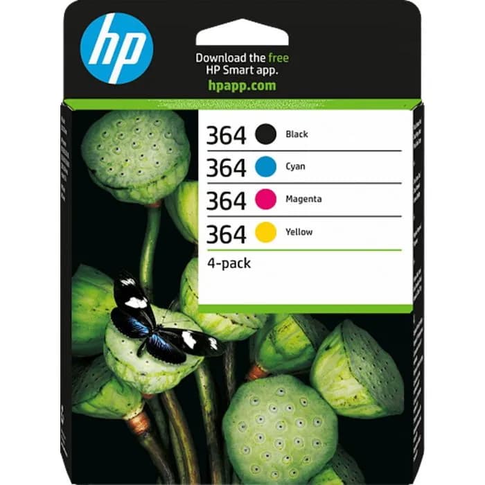 Tinta HP N9J73AE, No.364, Four-color