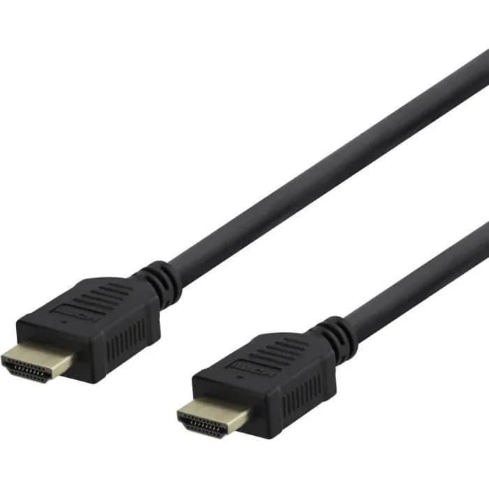 Kabel Deltaco R00100004, HDMI v2.0, 1.5m, Black