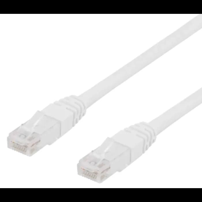 Kabel Deltaco R00210001, mrežni, UTP, Cat6, 0.5m, bijeli