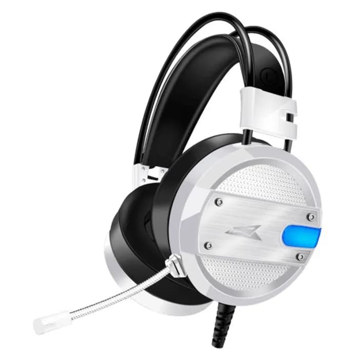Slušalice Baracuda BGH-031 CONCH, žičane, gaming, mikrofon, over-ear, PC, Bijele