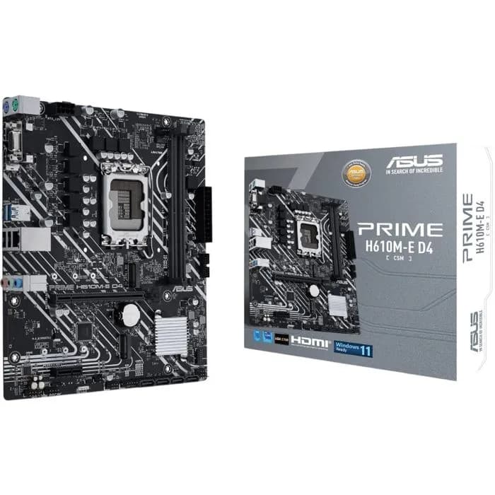 Matična ploča Asus Prime H610M-E D4/CSM DDR4, Intel LGA1700, Micro ATX