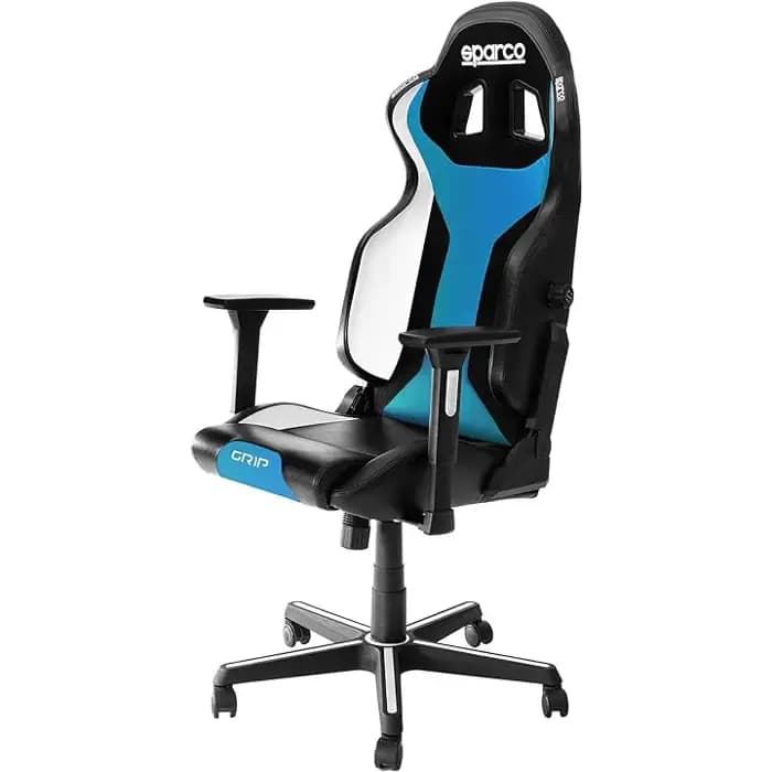 Gaming stolica Sparco Grip Sky, Black-Light Blue