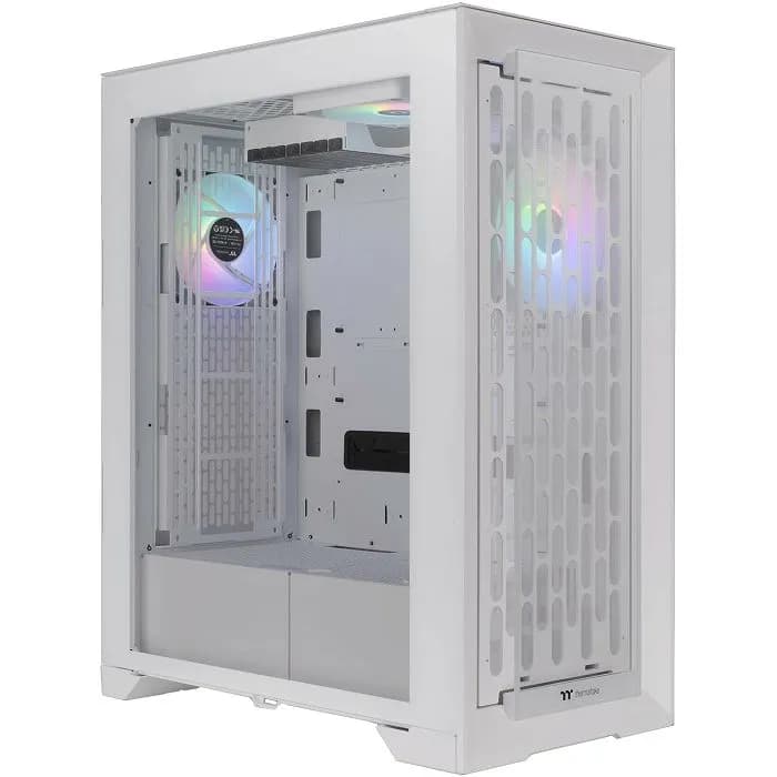 Kućište Thermaltake CTE T500 TG ARGB Snow, Full tower, kaljeno staklo, bez napajanja, E-ATX, bijelo