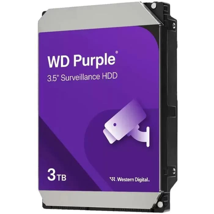 Western Digital 3 TB 3,5" HDD, WD Purple, 256MB