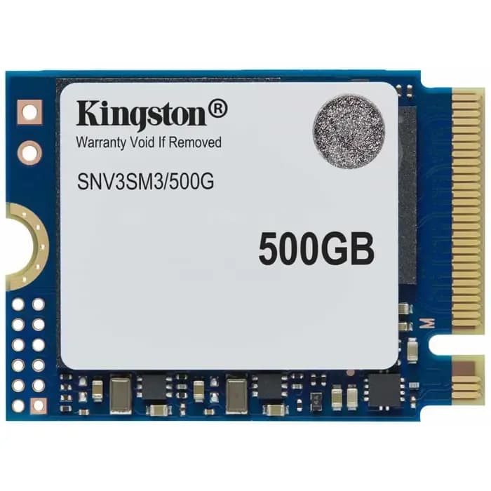 Kingston 500GB NV3 SSD M.2 2230 PCIe 4.0 NVMe, Read: 5,000/ Write: 3,000MB/s