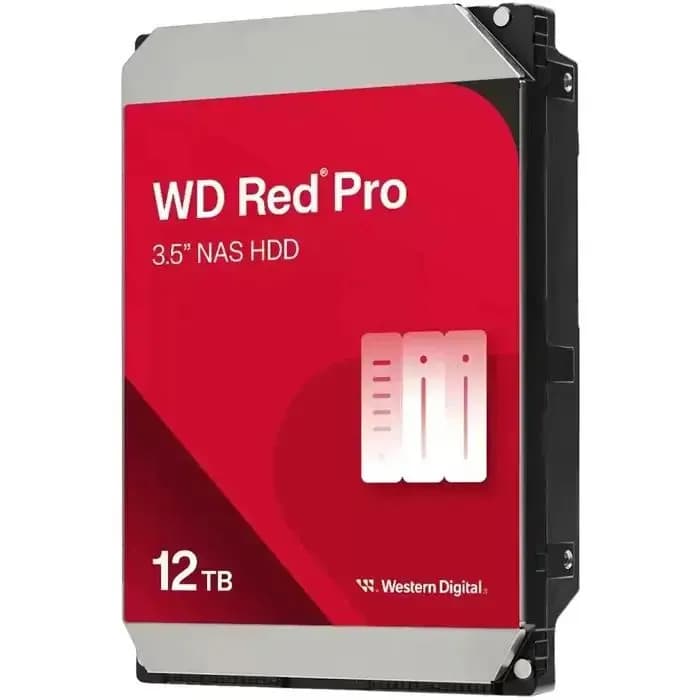 Western Digital 12 TB 3,5" HDD, 7200 RPM, WD RED Pro, 512MB