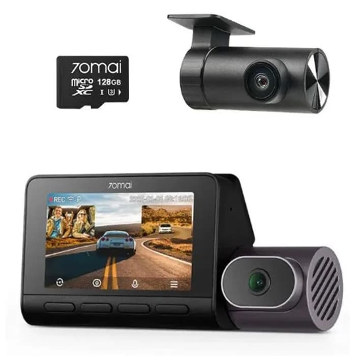 Dash Kamera 70mai T800 + RC24, SD 128GB, 4K