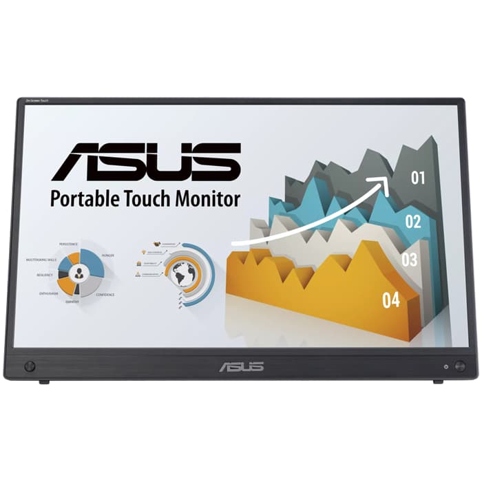 Eksterni monitor Asus 15.6" ZenScreen Touch MB16AHT, IPS, Mini HDMI, 2xUSB-C, Zvučnici, Touch, Full HD