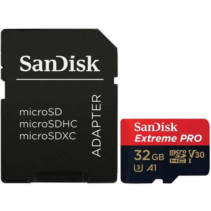 Memorijska kartica Sandisk Extreme Pro, microSDHC, HC Class 10, 32GB + SD Adapter