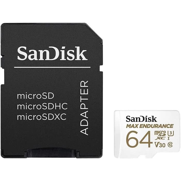Memorijska kartica Sandisk Max Endurance, microSDXC, XC Class 10, 64GB + SD Adapter