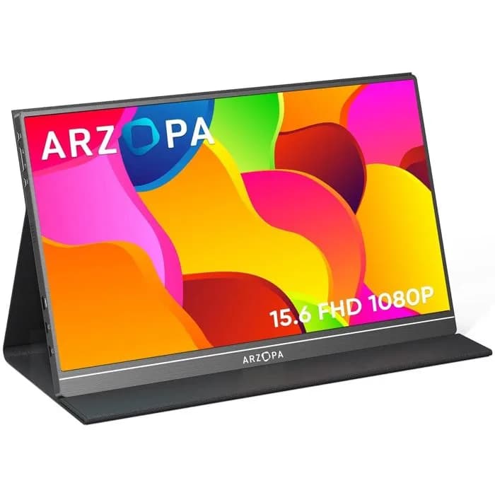 Montior Arzopa 15.6" S1 Table, IPS, 144Hz, HDR10, mini HDMI, USB-C, Zvučnici, Full HD
