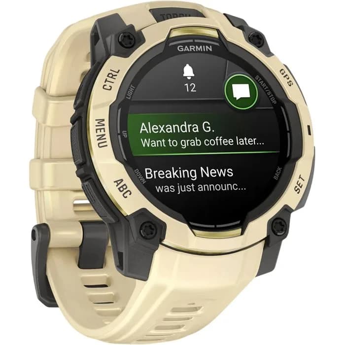 Pametni sat Garmin Instinct 3 Amoled, 45mm, citrin žuti