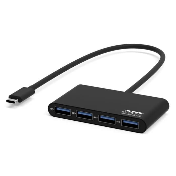 USB Hub Port USB-C 4X USB-A 3.0 ports