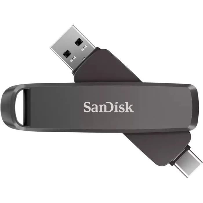 USB stick Sandisk Extreme Pro Dual Drive, USB 3.2, 512GB, Black