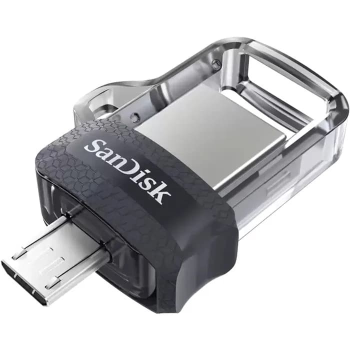 USB stick Sandisk Ultra Dual Drive m3.0, USB 3.0, 256GB, Gray