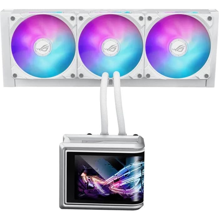 Vodeno hlađenje Asus ROG Ryuo IV SLC 360 ARGB, 3x120mm, Intel i AMD, bijelo