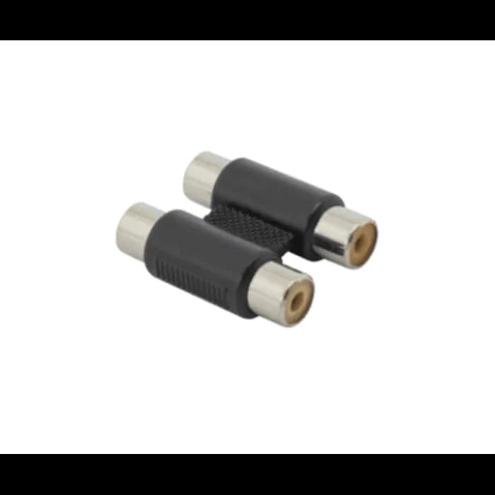 Adapter SBOX, 2xRCA (Ž) u 2xRCA (Ž), Crni