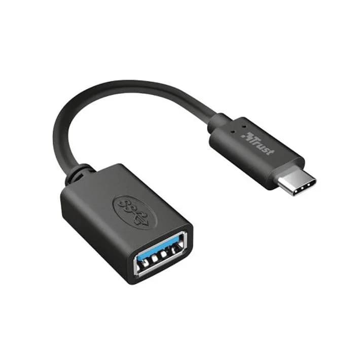 Adapter Trust Calyx, USB-C (M) na USB-A (Ž), Black