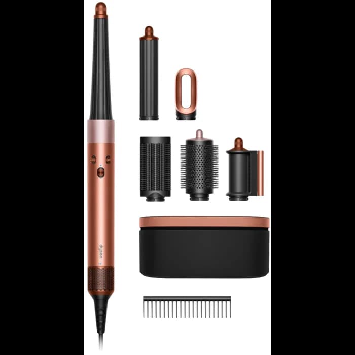 Četka za kosu Dyson Airwrap i.d. Straight+Wavy Limited Edition D1192, Amber Silk/Pink Champagne