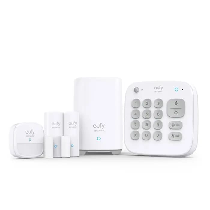Eufy by Anker security alarm, 5-djelni set: interkom, senzori pokreta i senzor ulaznih vrata + bazna stanica