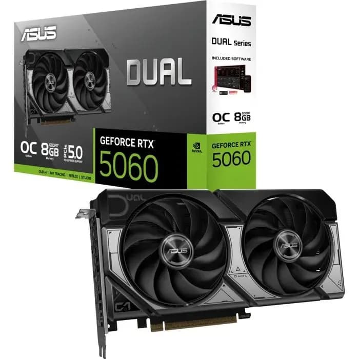 Grafička Asus GeForce RTX5060 Dual OC, 8GB GDDR7