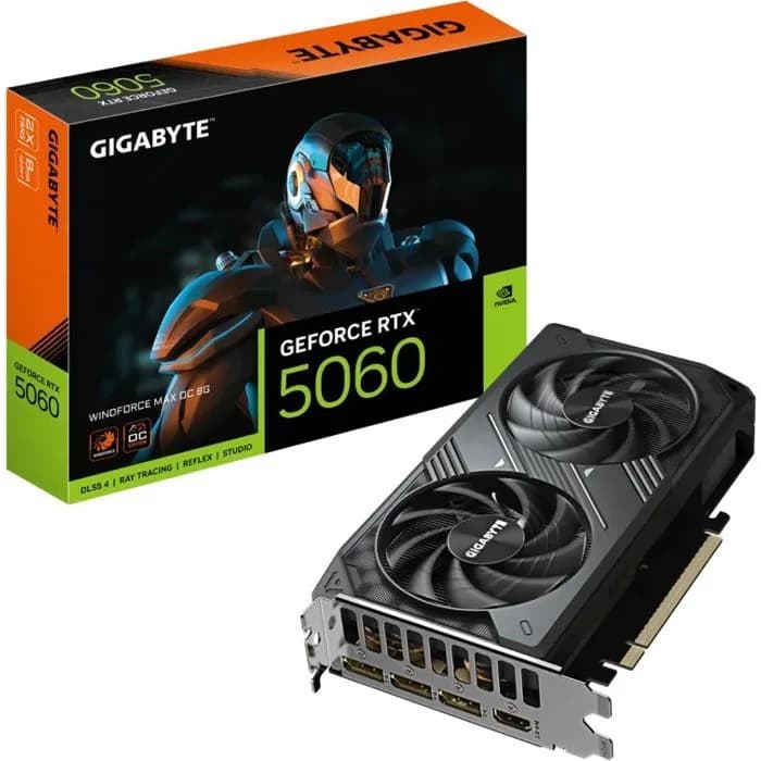 Grafička Gigabyte GeForce RTX5060 Windforce Max OC, 8GB GDDR7