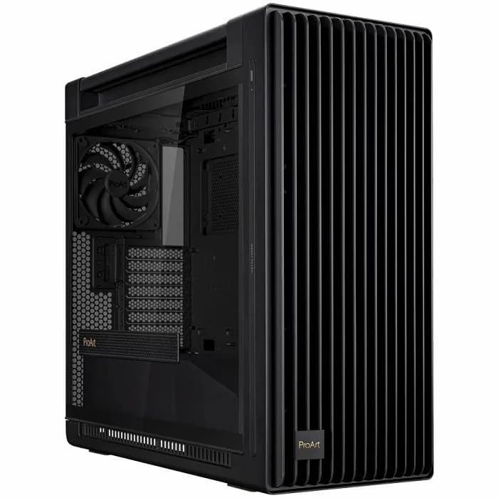 Kućište Asus ProArt PA602, Mid tower, kaljeno staklo, bez napajanja, E-ATX, crno