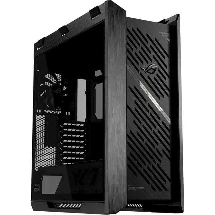 Kućište Asus ROG Strix Helios II, Mid tower, kaljeno staklo, bez napajanja, E-ATX, crno