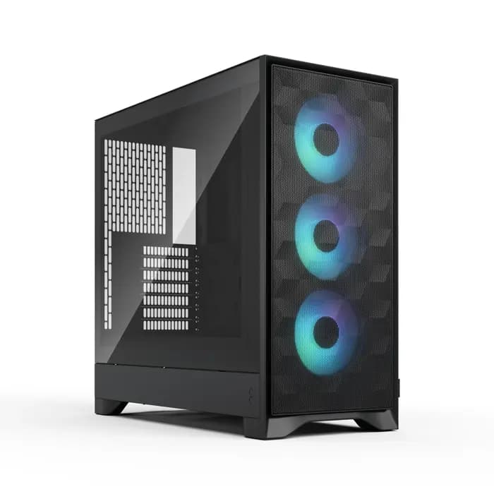 Kućište Fractal Pop 2 Air Black TG RGB, midi tower, bez napajanja, ATX