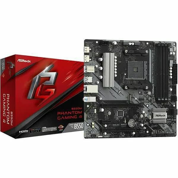 Matična ploča ASRock B550M Phantom Gaming 4, AMD AM4, Micro ATX