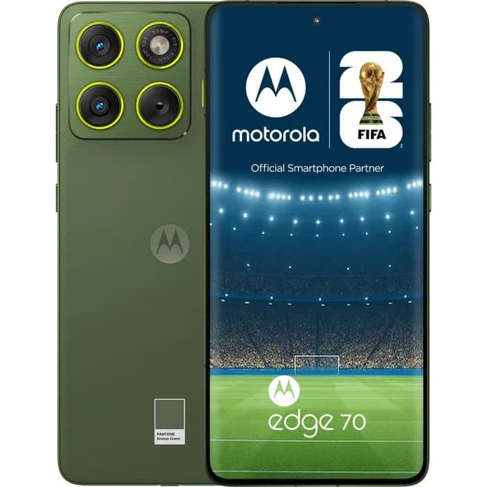 Mobitel Motorola Edge 70, 6.67" 120Hz, 12GB RAM, 512GB Memorija, 5G, Bronze Green