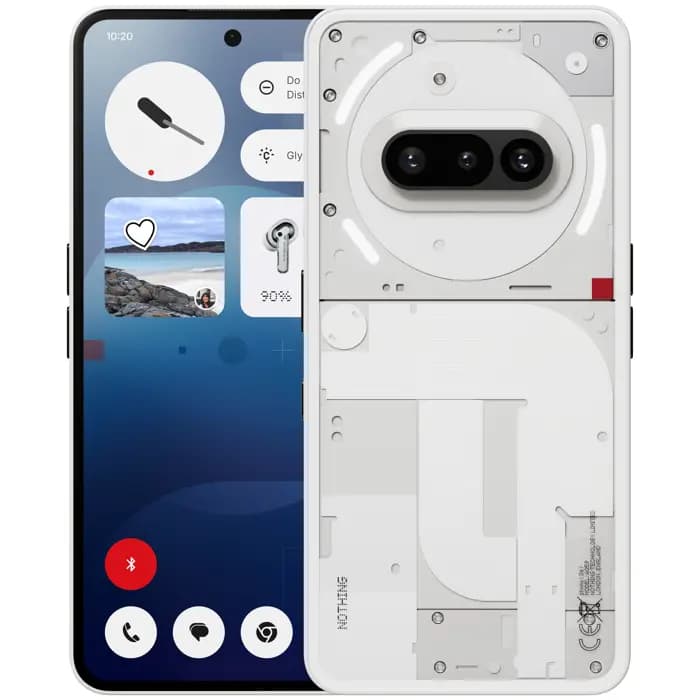 Mobitel Nothing Phone 3a, 6.77" 120Hz, 12GB RAM, 256GB Memorija, 5G, White