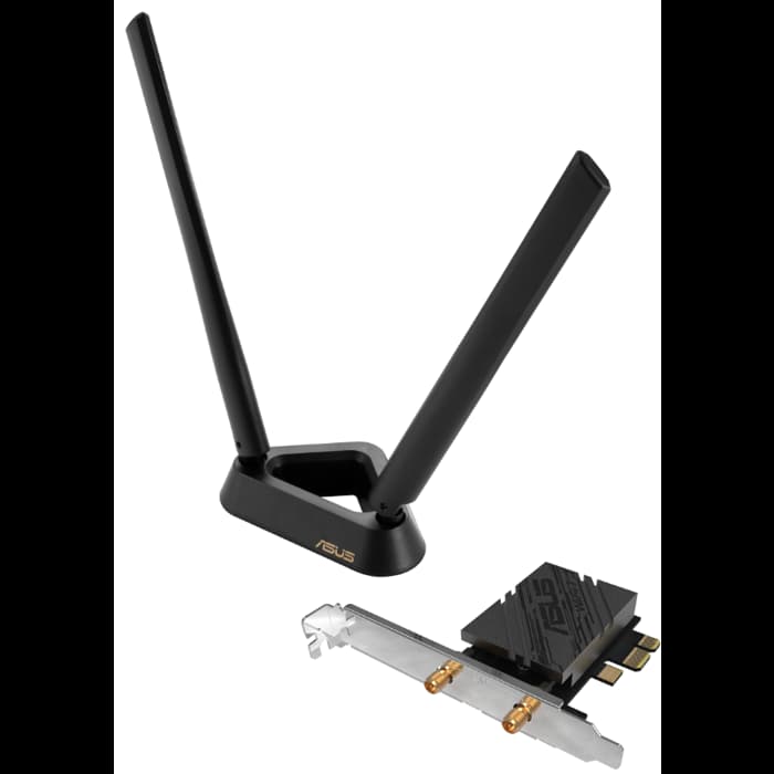 Mrežna kartica Asus PCE-BE92BT, BE9400, WiFi 7, Tri-band 2.4GHz/5GHz/6GHz, Bluetooth 5.4