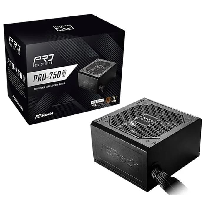 Napajanje ASRock 750B Pro, 750W, 80+ Bronze, ATX