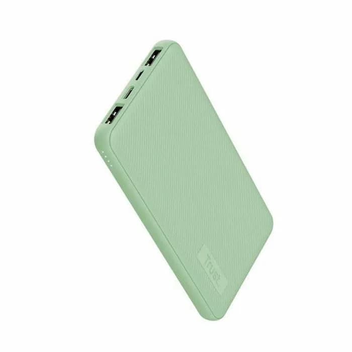 Power Bank Trust Primo 25029, 10000 mAh, 15W, 2xUSB-A, USB-C, Green