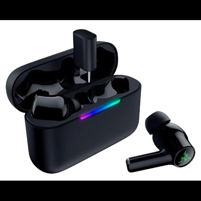 Slušalice Razer Hammerhead V3 HyperSpeed, bežične, bluetooth, gaming, mikrofon, eliminacija buke, in-ear, RGB, Black, RZ12-05610100-R3G1