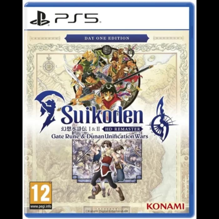 Suikoden I & II HD Remaster: Gate Rune & Dunan Unification Wars Day 1 Edition (PS5)